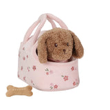 Plüschhund in der Tasche rosa - Essentials - Little Dutch
