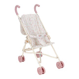 Puppenbuggy – Rosa – Essentials – soft flowers - Little Dutch