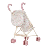 Puppenbuggy – Rosa – Essentials – soft flowers - Little Dutch