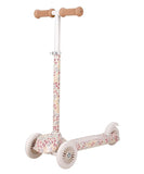 3-Rad-Roller – weiß geblümt - Little Dutch