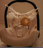 Kinderwagenkette - Beige - Newborn Naturals - Little Dutch