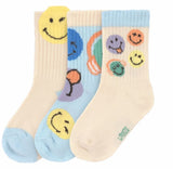 Kinder Socken 3er Set - SmileyWorld®, Blau - Lässig
