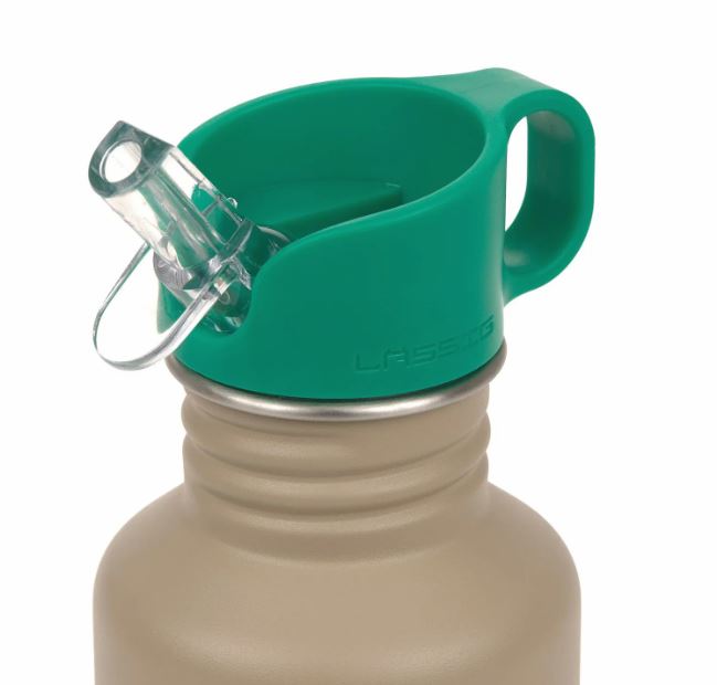 Edelstahl Kinder Trinkflasche 500 ml - Happy Trails, Frosch - Lässig