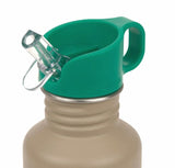 Edelstahl Kinder Trinkflasche 500 ml - Happy Trails, Frosch - Lässig
