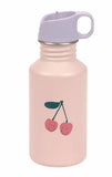 Edelstahl Kinder Trinkflasche 500 ml - Happy Fruits, Kirsche - Lässig