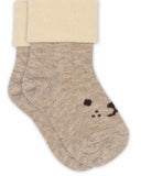 Baumwoll-Kindersocken Anton light brown melange - MPkids