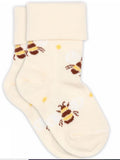 Baumwoll-Kindersocken Beatrice cream - MPkids