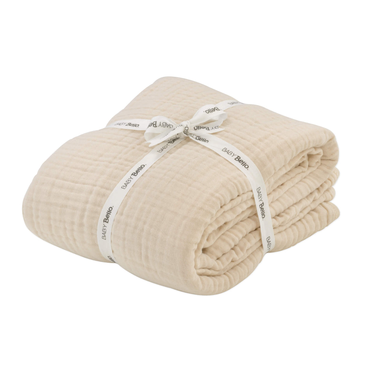 Musselindecke 4-layer sandshell - Babybello