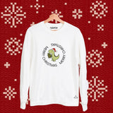 Baby-Sweatshirt "Dino Santa" - One Sweater