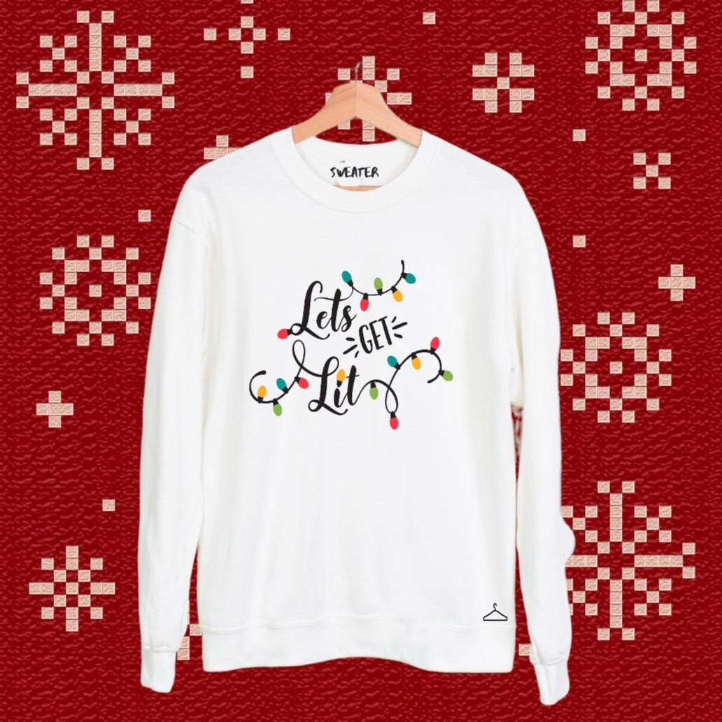 Sweater "Lets get lit" für Erwachsene - One Sweater