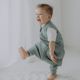 Leinen Schlafsack mit Füßen 0.5 TOG Essential mint versch. Längen - emma & noah