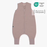 Leinen Schlafsack mit Füßen 0.5 TOG Essential Berry versch. Längen - emma & noah
