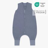 Leinen Schlafsack mit Füßen 0.5 TOG Essential mint versch. Längen - emma & noah