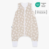 Schlafsack mit Füßen 2.5 TOG - floral sand versch. Längen - emma & noah