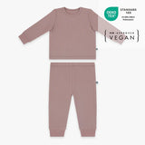 Schlafanzug lang 2-teilig essential berry - emma & noah