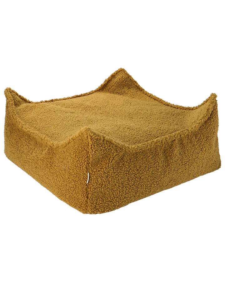 Teddy Ottoman Sitzkissen karamell - Wigiwama