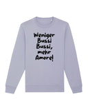 Sweater "Weniger Bussi Bussi" für Erwachsene - One Sweater