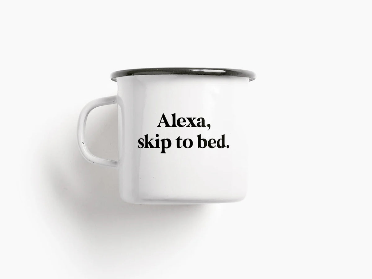 Tasse aus Emaille / Alexa - TypeAlive