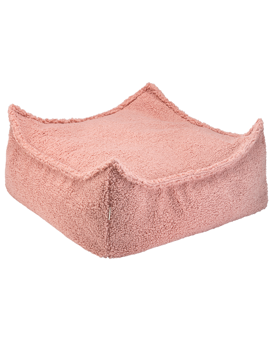 Teddy Ottoman Sitzkissen guava pink - Wigiwama