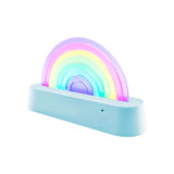 leuchtende & tanzende Regenbogen-Lampe blau - Lalarma