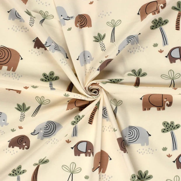 Jersey „Safari Beige“- Innenfutter für Walkbekleidung