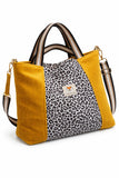 Shopper aus Cord / veganem Leder - Milli Wonka