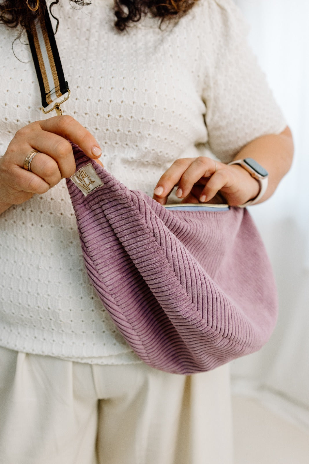 Moon Bag aus Cord - Milli Wonka