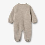 Wollfleece Anzug Levi khaki melange - Wheat