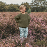 Strick Oversize Sweater | army green - Your Wishes
