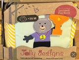 Spielewelt – 6 Seiten Mini Quiet Book - Ohne Personalisierung - Jolly Designs