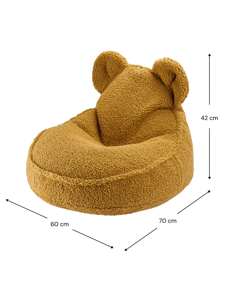 Teddy Sitzsack Bär karamell - Wigiwama