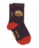 Baumwoll-Socken "Burger" - Melton