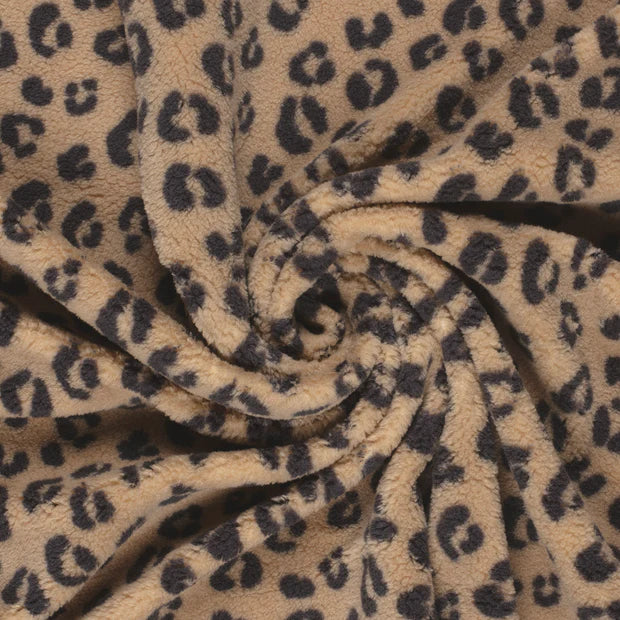 Sweater aus Sherpa-Fleece mit Herzen oder in Leo  - Milli Wonka