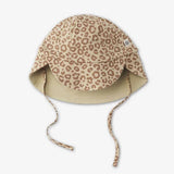 Wendbarer Sonnenhut UPF 50+ Leopard Brown/Sandy Beach - Cloby