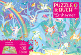 Puzzle & Buch: Einhörner - Usborne Verlag