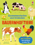 Zusammenstecken und Entdecken: Bauernhoftiere - Usborne Verlag