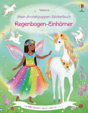 Mein Anziehpuppen-Stickerbuch: Regenbogen-Einhörner - Usborne Verlag