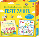 Mein buntes Memo und Bilderlotto: Erste Zahlen - Usborne Verlag