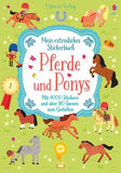 Mein extradickes Stickerbuch: Pferde und Ponys - Usborne Verlag