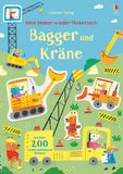 Mein Immer-wieder-Stickerbuch: Bagger und Kräne - Usborne Verlag