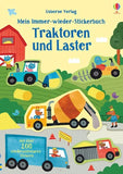 Mein Immer-wieder-Stickerbuch: Traktoren und Laster - Usborne Verlag