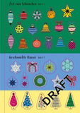 Meine glitzernde Stickerwelt: Bald ist Weihnachten - Usborne Verlag
