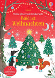 Meine glitzernde Stickerwelt: Bald ist Weihnachten - Usborne Verlag