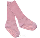 Rutschfeste Socken Merinowolle rose blush - GoBabyGo