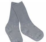 Rutschfeste Socken Merinowolle stone blue - GoBabyGo