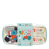 Kinderbesteck-Set – Bauernhof - Rex London