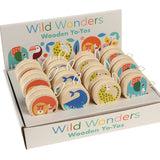 Yoyo aus Holz - wild wonders - versch. Motive - Rex London