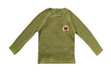UV-Schwimmshirt langarm Solid Rib - Iguana - Salted Stories