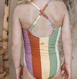 Badeanzug Multi Stripes - multicolor - Salted Stories
