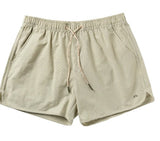 Herren-Badeshort Seersucker - green bay - Salted Stories